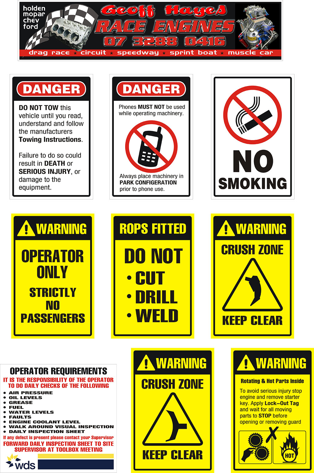 db Vision Works - Stickers